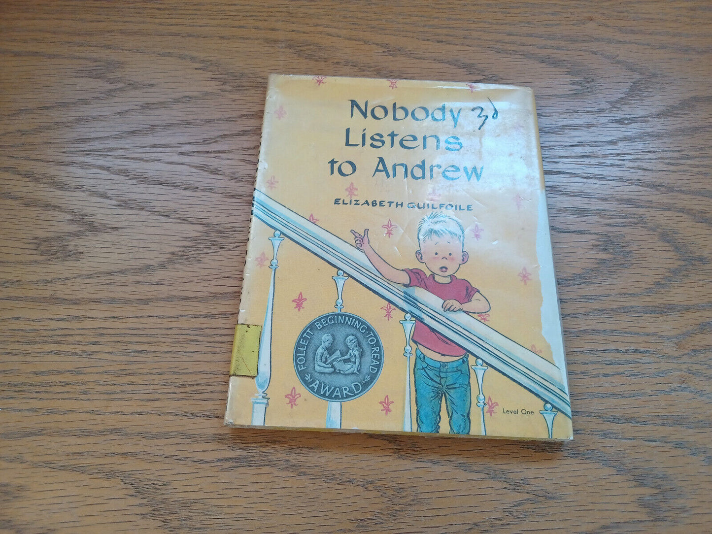 Nobody Listens To Andrew By Elizabeth Guilfoile 1957 Dust Jacket