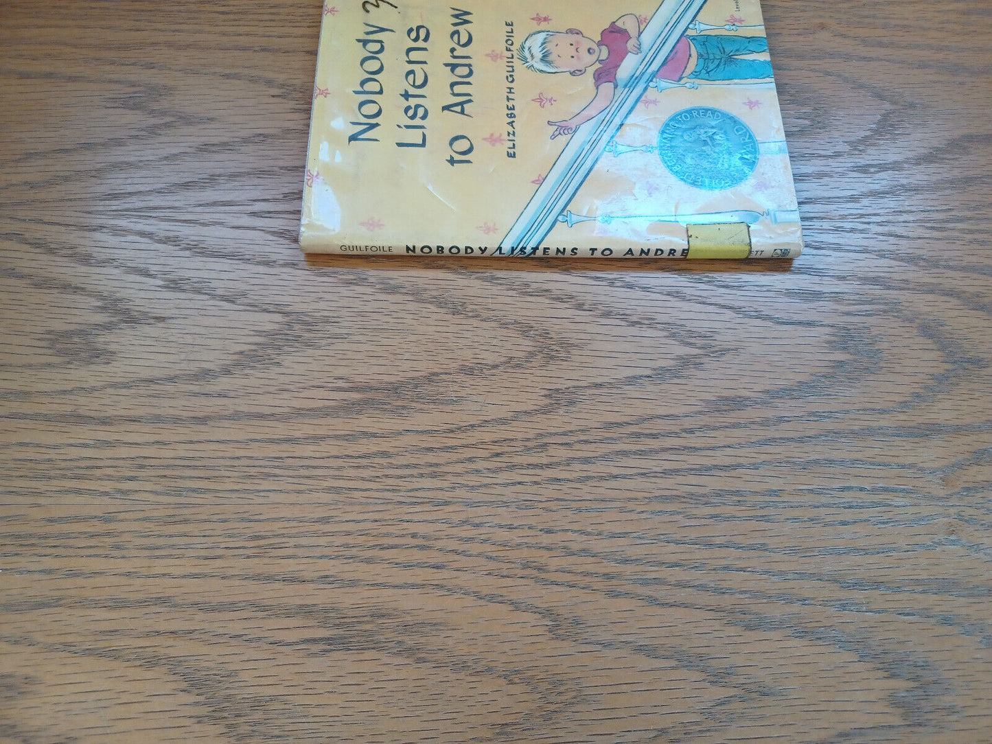 Nobody Listens To Andrew By Elizabeth Guilfoile 1957 Dust Jacket