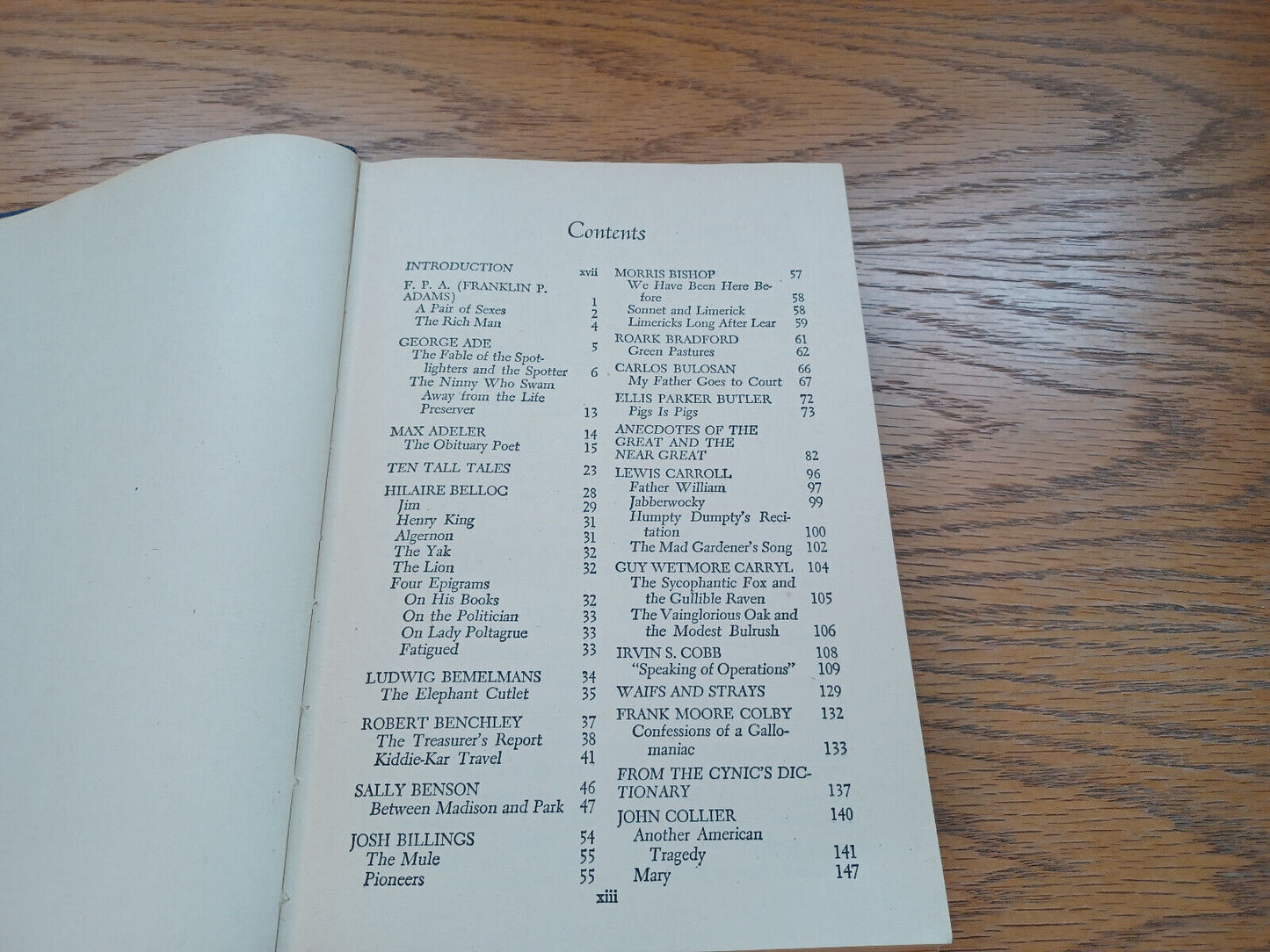 A Treasury Of Laughter By Louis Untermeyer 1946