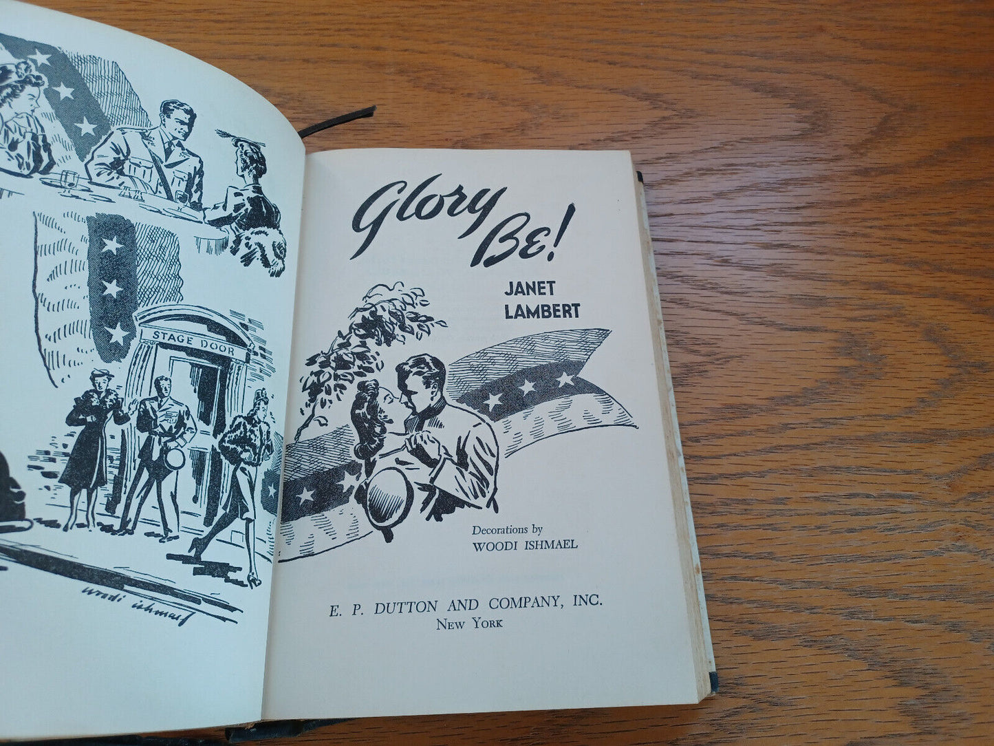 Glory Be By Janet Lambert 1946 Dust Jacket