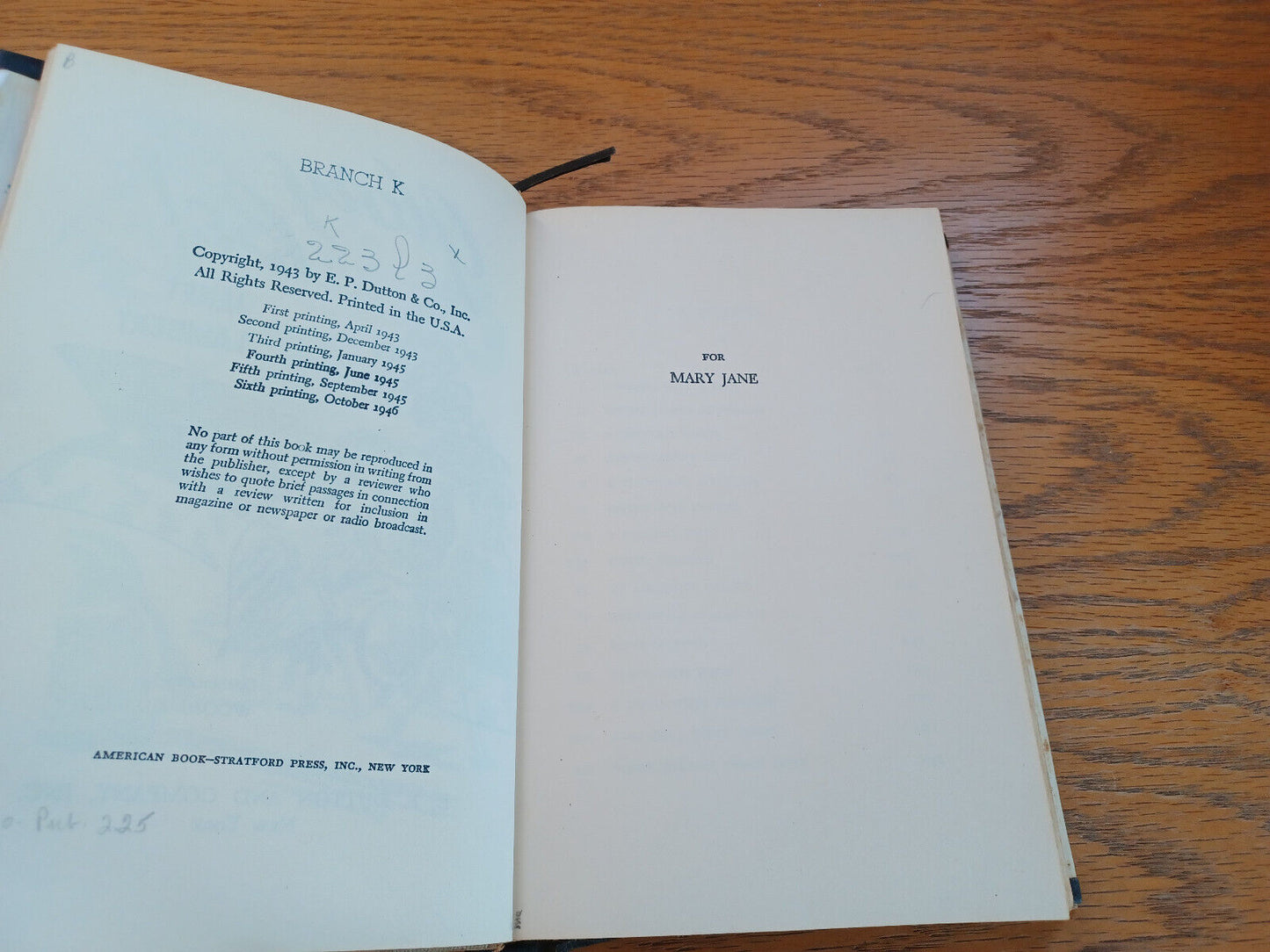 Glory Be By Janet Lambert 1946 Dust Jacket