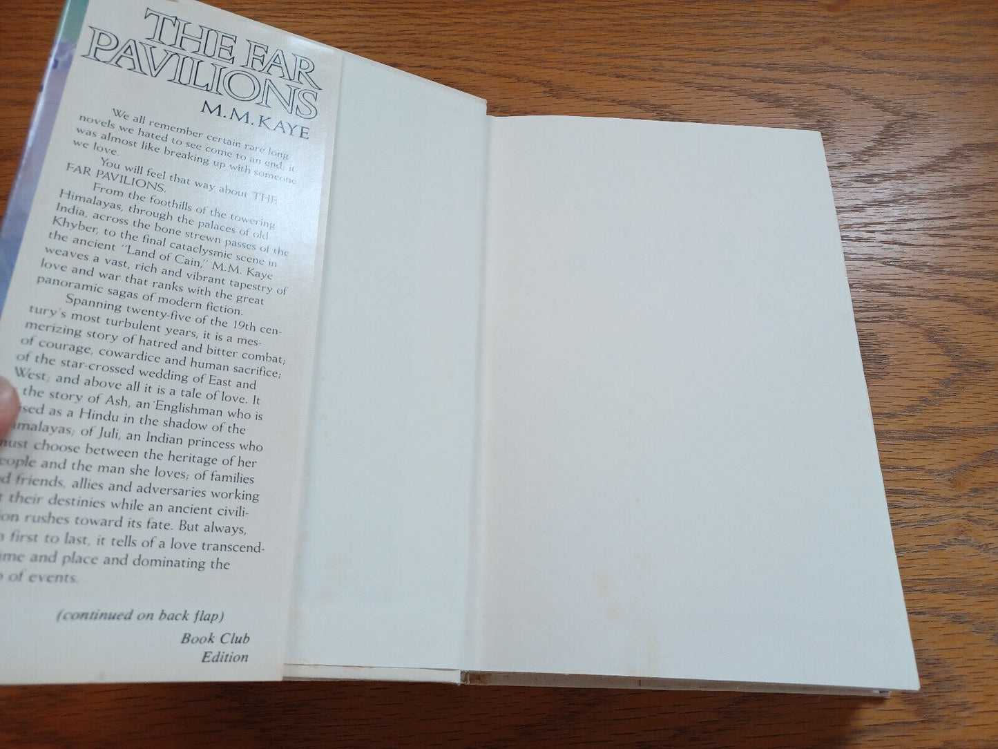 The Far Pavilions By M M Kaye Volume Two 1978 Dust Jacket