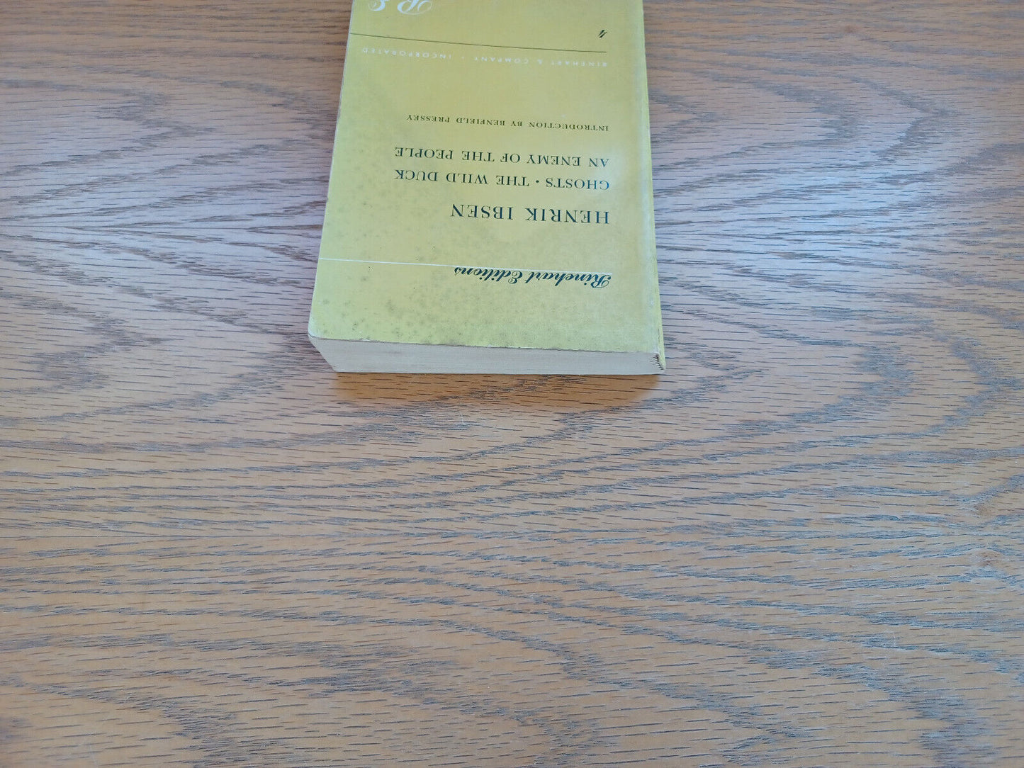 Ghosts An Enemy Of The People The Wild Duck By Henrik Ibsen 1952