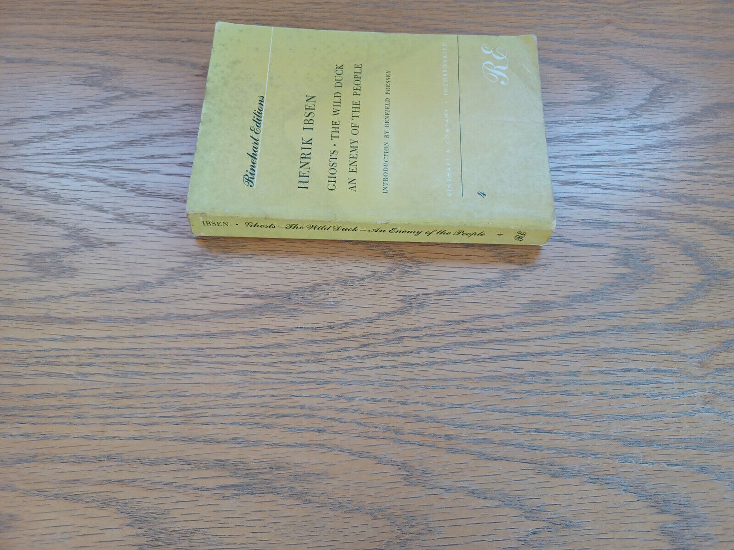 Ghosts An Enemy Of The People The Wild Duck By Henrik Ibsen 1952