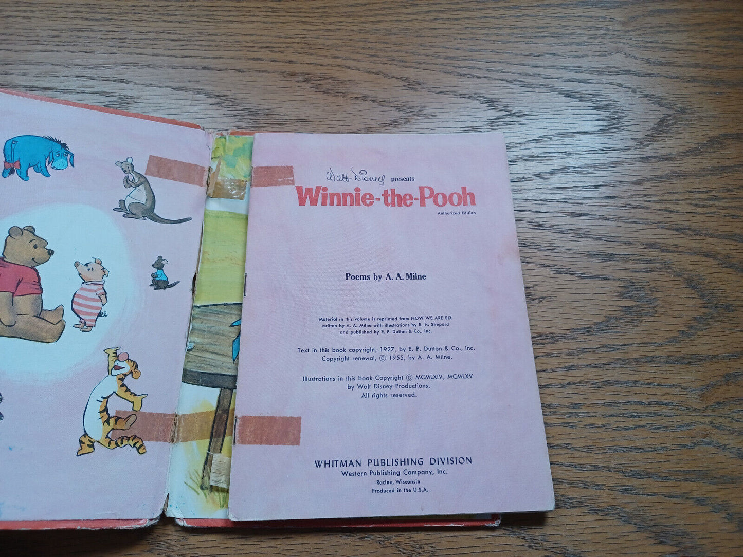 Winnie The Pooh By A A Milne 1965