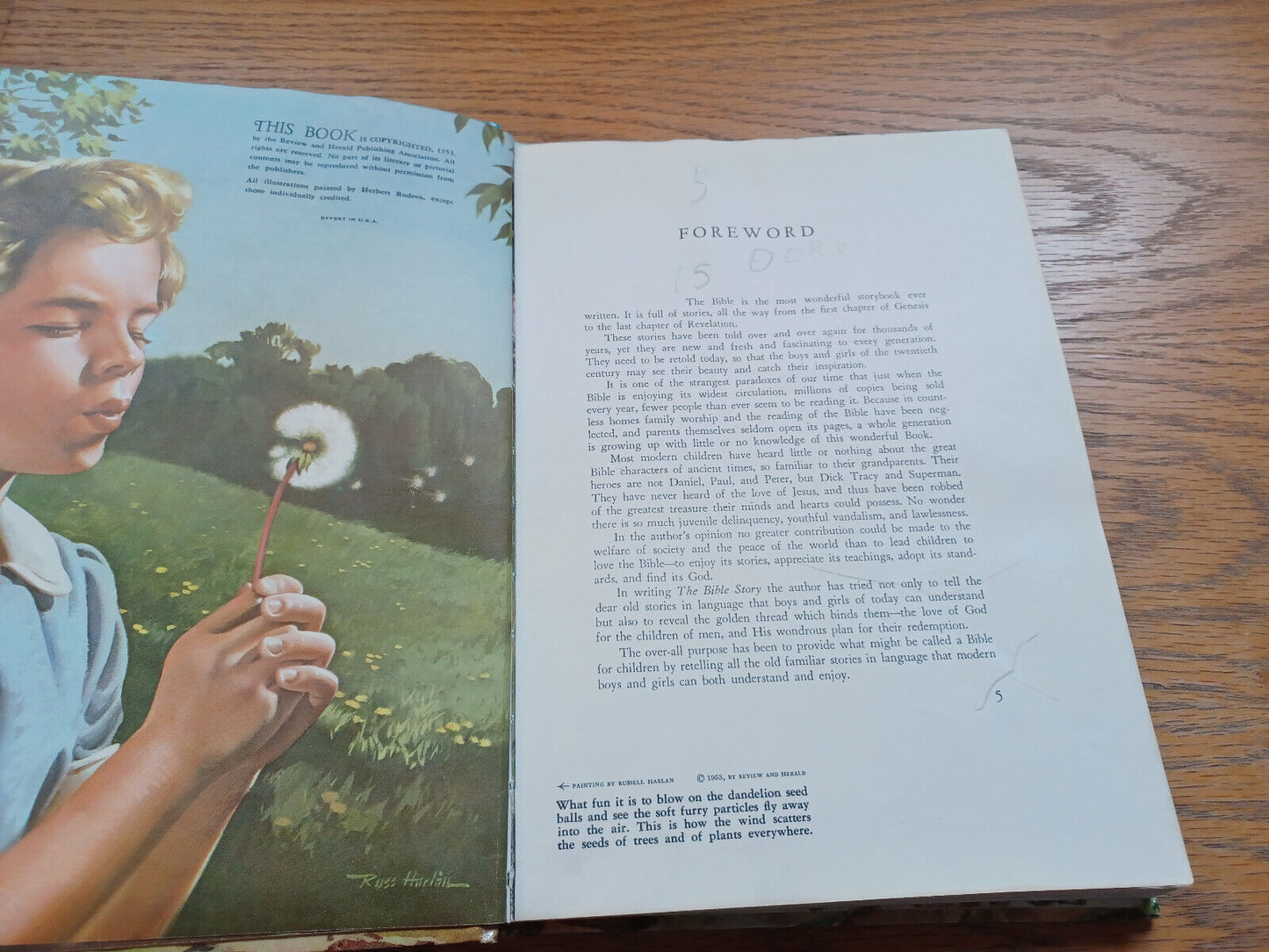 The Bible Story Volume One By Arthur Maxwell 1953