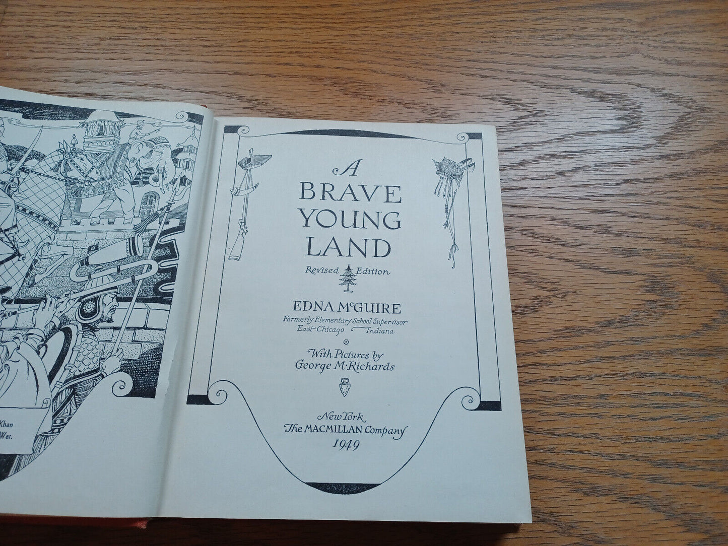 A Brave Young Land By Edna Mcguire 1949