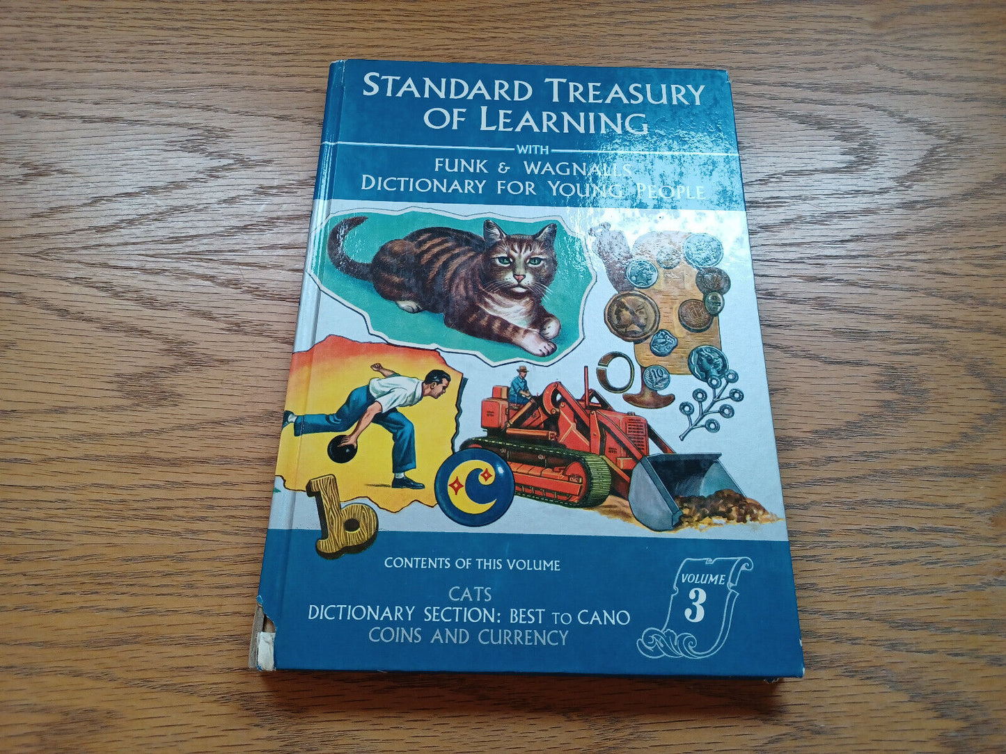 Standard Treasury Of Learning Funk Wagnalls Dictionary Young People Vol 3 1960