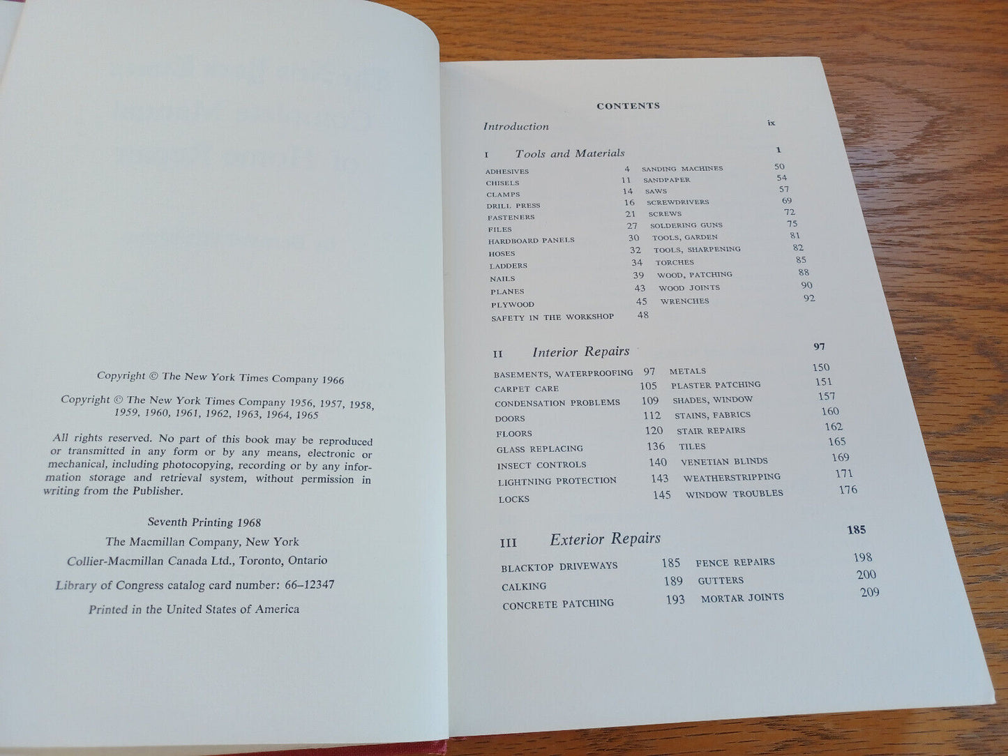 The New York Times Complete Manual Of Home Repair By Bernard Gladstone 1968