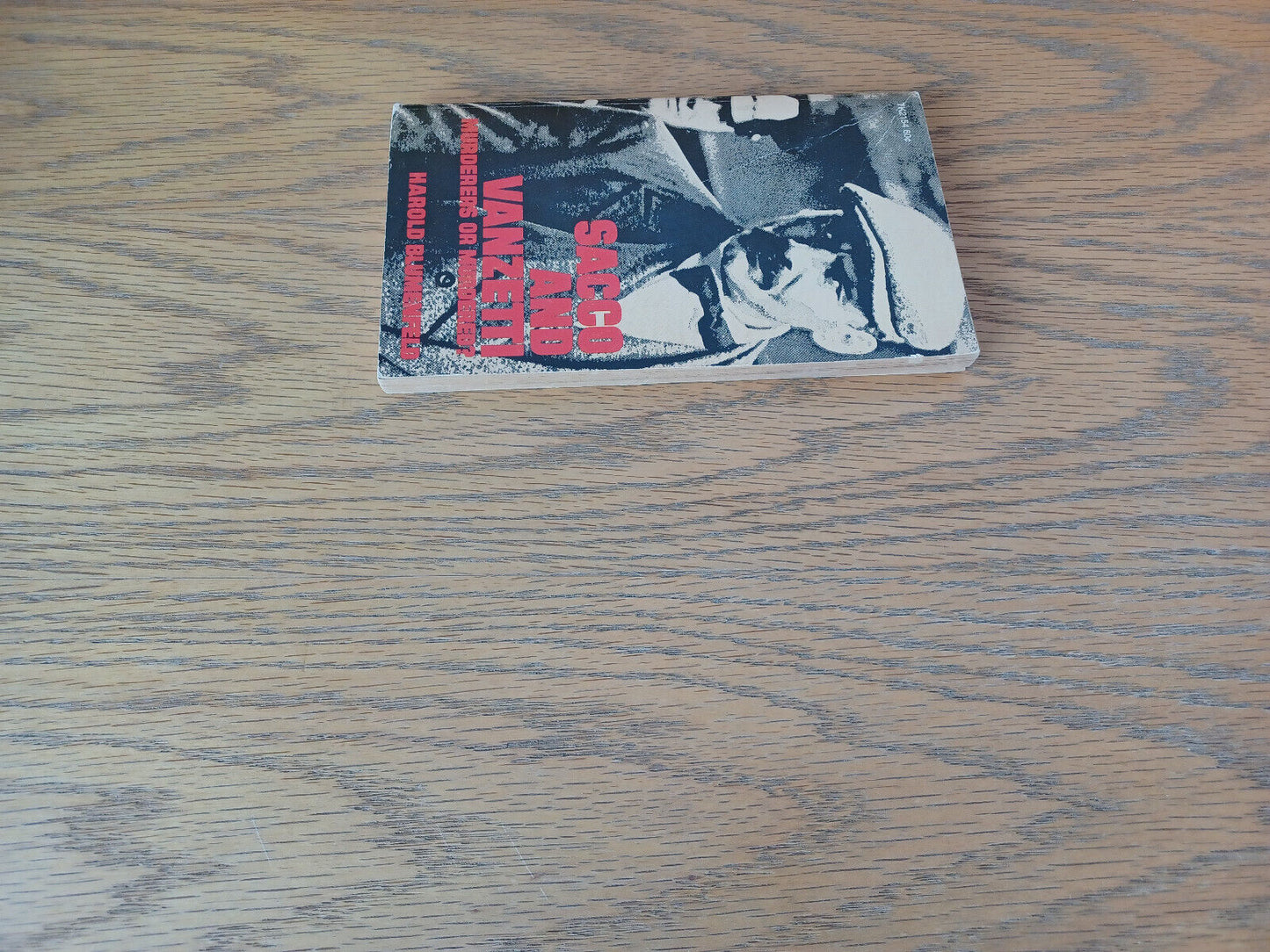 Sacco And Vanzetti Harold Blumenfeld 1972 Paperback Scholastic