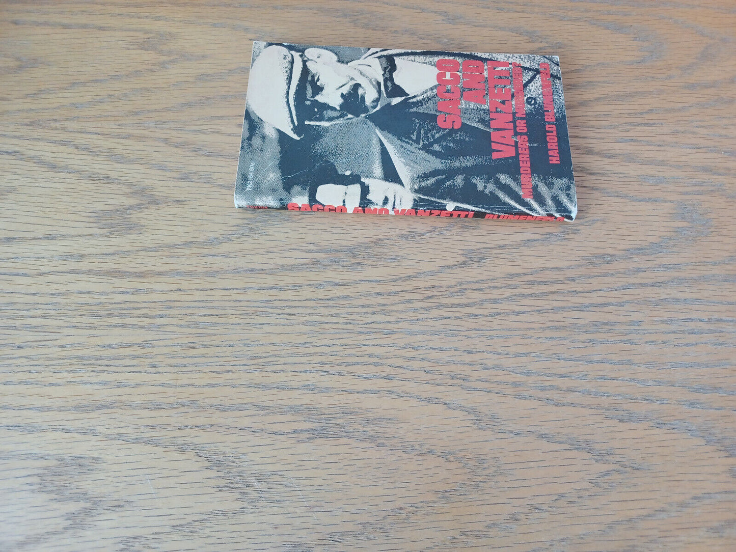 Sacco And Vanzetti Harold Blumenfeld 1972 Paperback Scholastic
