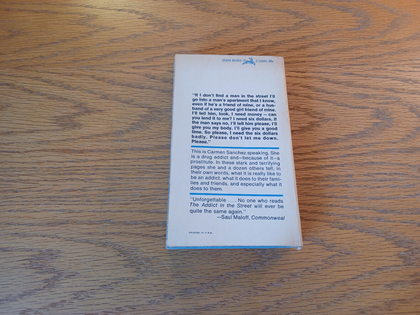 The Addict In The Street Jeremy Larner 1966 Ralph Tefferteller Grove Press Paper