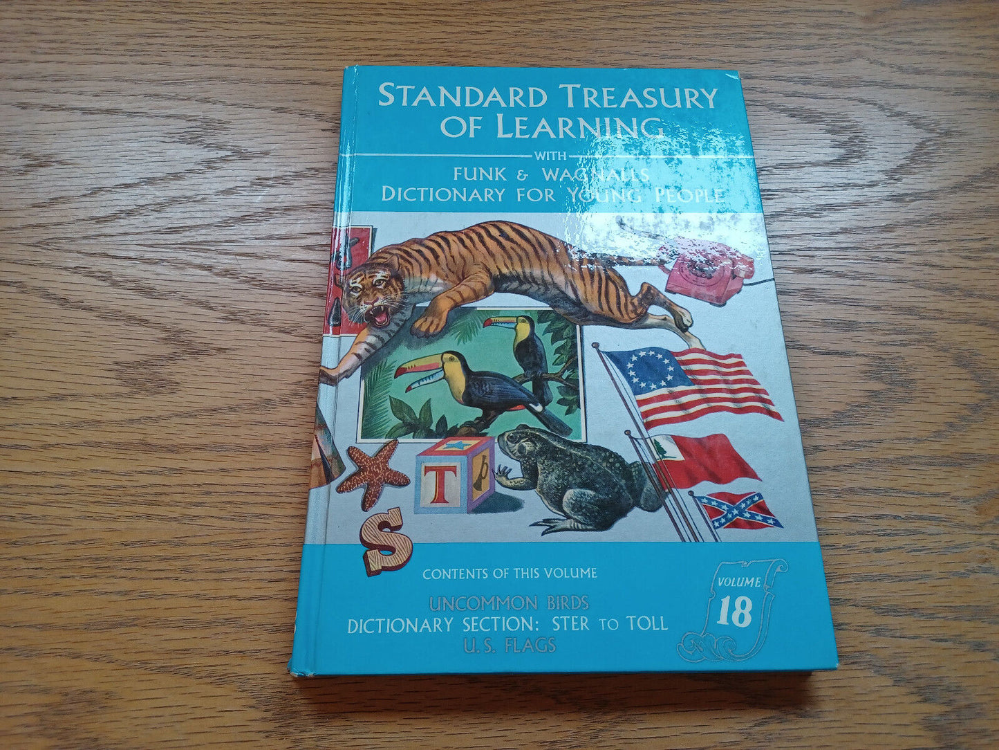 Standard Treasury Of Learning Funk Wagnalls Dictionary Young People Vol 18 1960