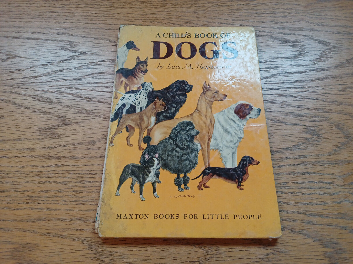 A Child'S Book Of Dogs By Luis Henderson 1950