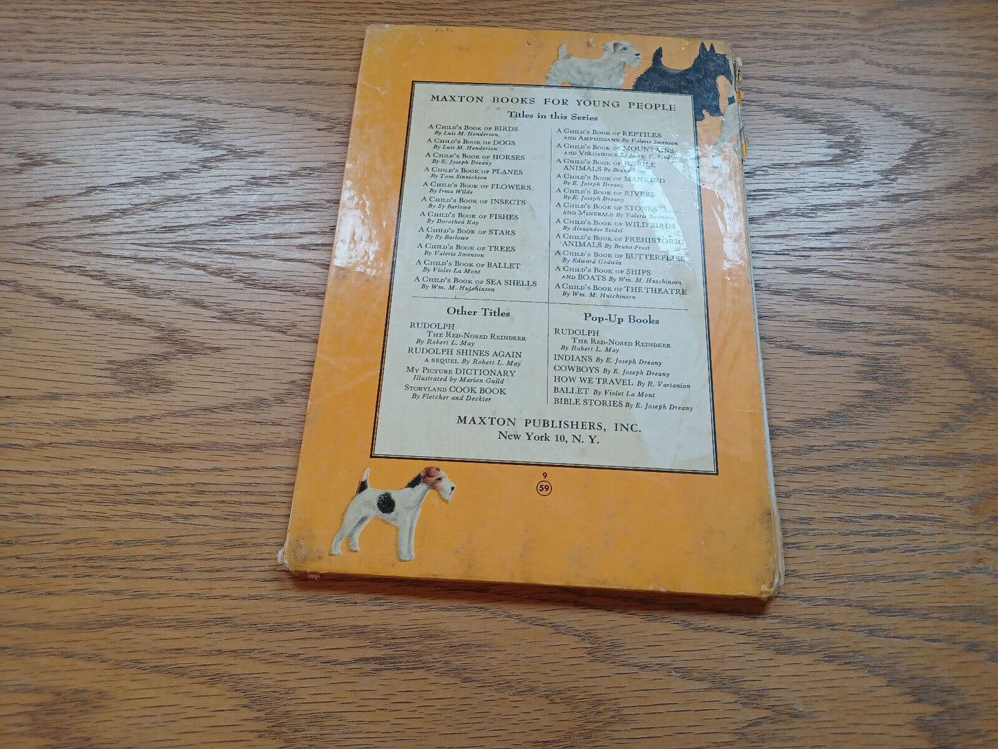 A Child'S Book Of Dogs By Luis Henderson 1950