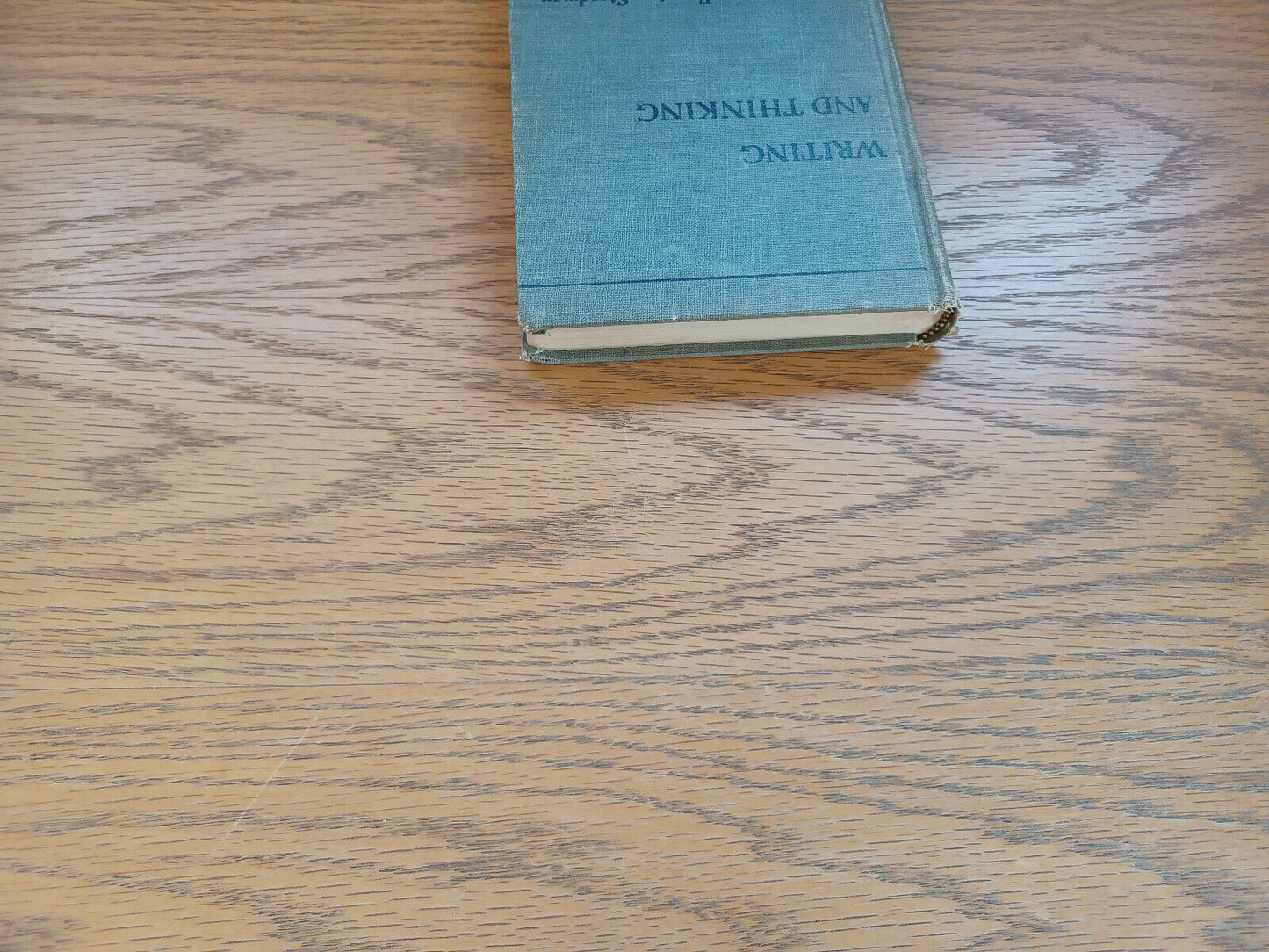 Writing And Thinking By Norman Foerster 1941