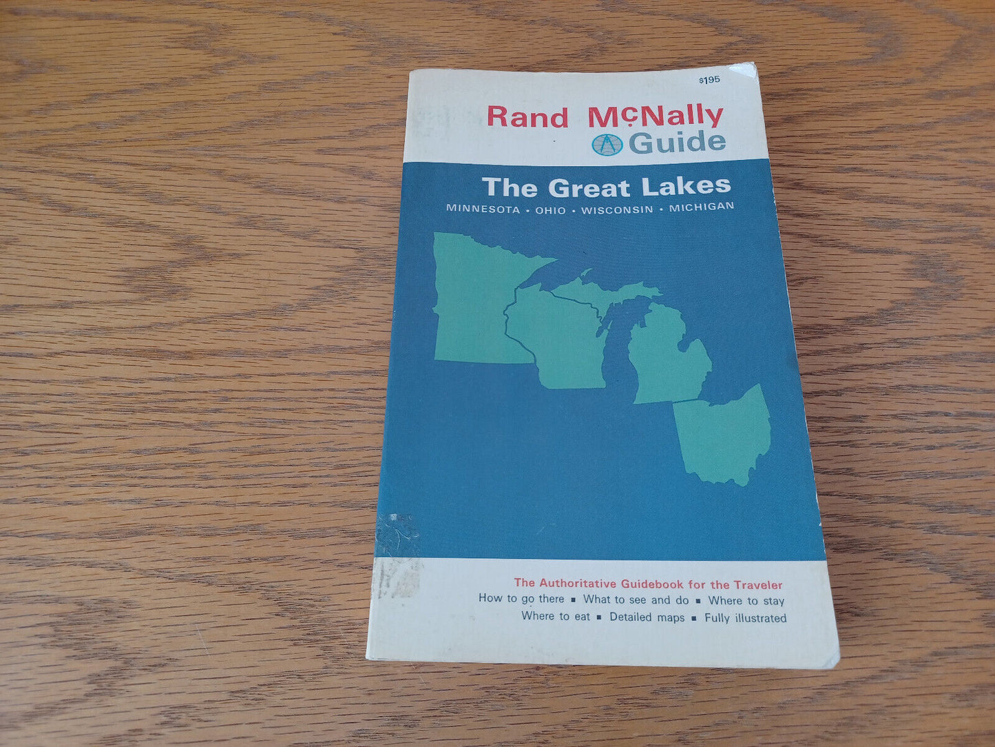 Rand Mcnally Guide To The Great Lakes Andrew Hepburn 1969 Paperback