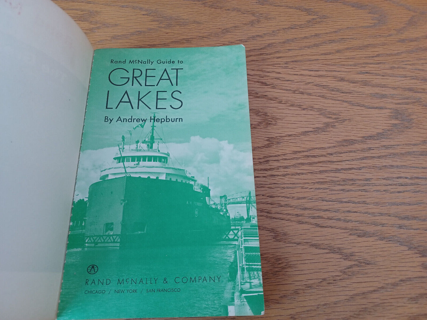 Rand Mcnally Guide To The Great Lakes Andrew Hepburn 1969 Paperback