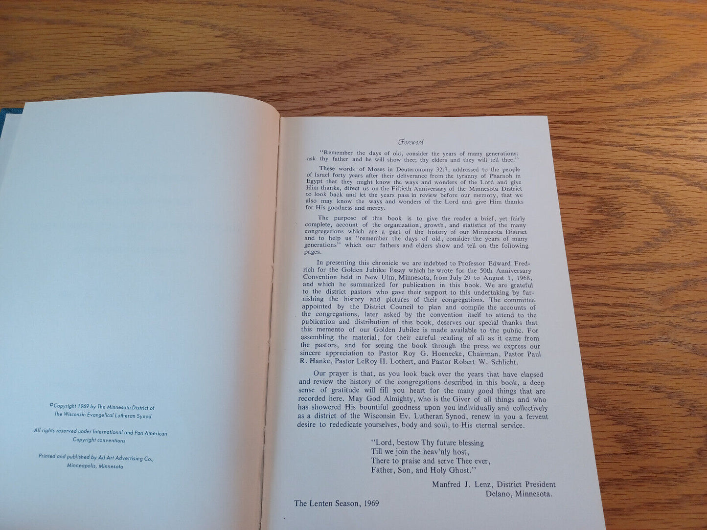 Golden Jubilee History Of The Minnesota District Of The Wisconsin Evangelical Lu