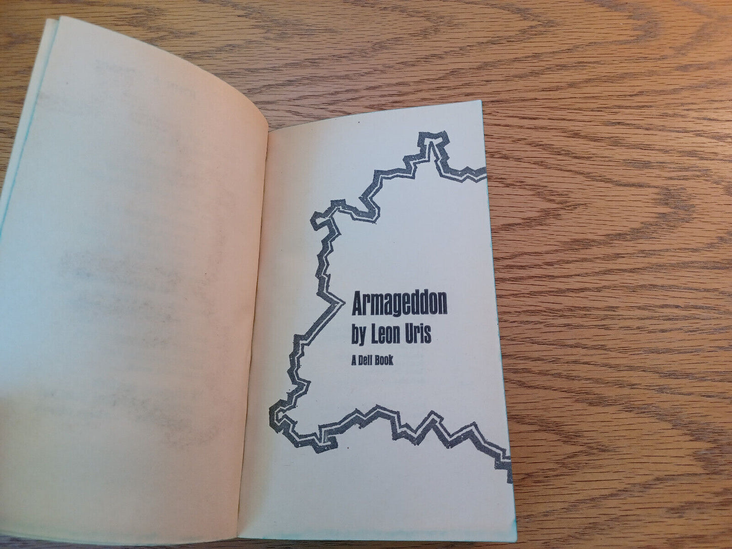Armageddon Leon Uris 1965 Paperback Dell