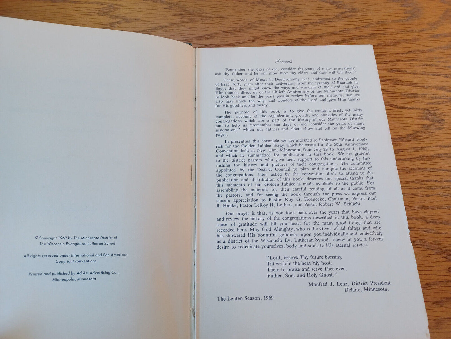 Golden Jubilee History Of The Minnesota District Of The Wisconsin Evangelical B