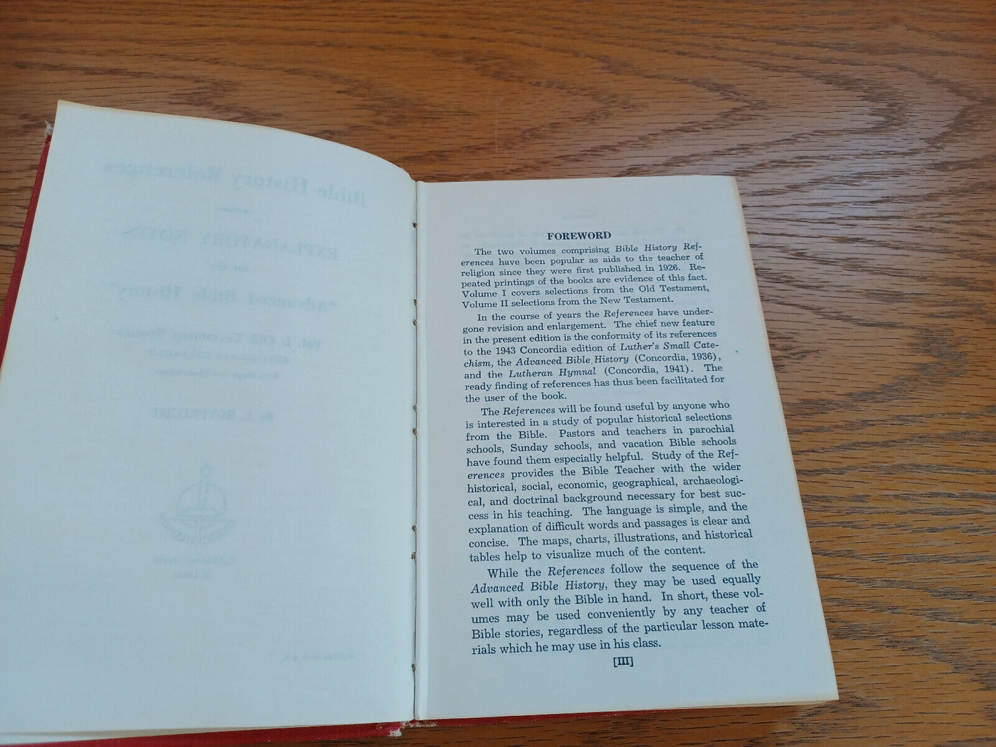Bible History References Volume 1 Old Testament Stories By F Rupprecht 1947 B