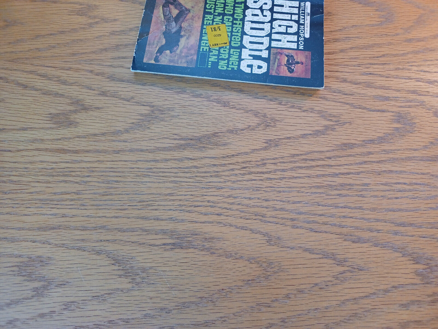 High Saddle William Hopson 1952 Paperback Prestige Books