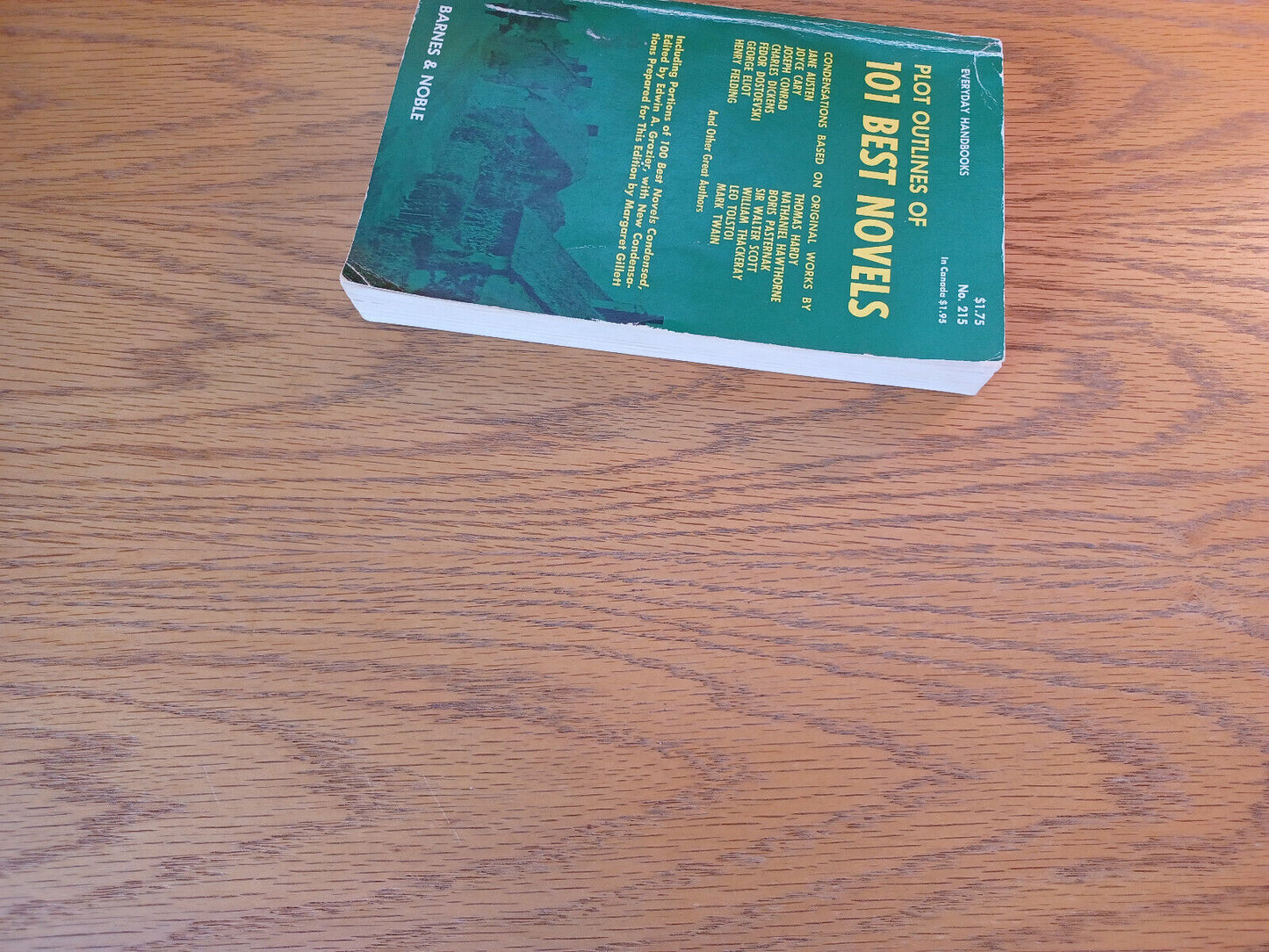 Plot Outlines Of 101 Best Novels 1967 Margaret Gillett Paperback Barnes & Noble