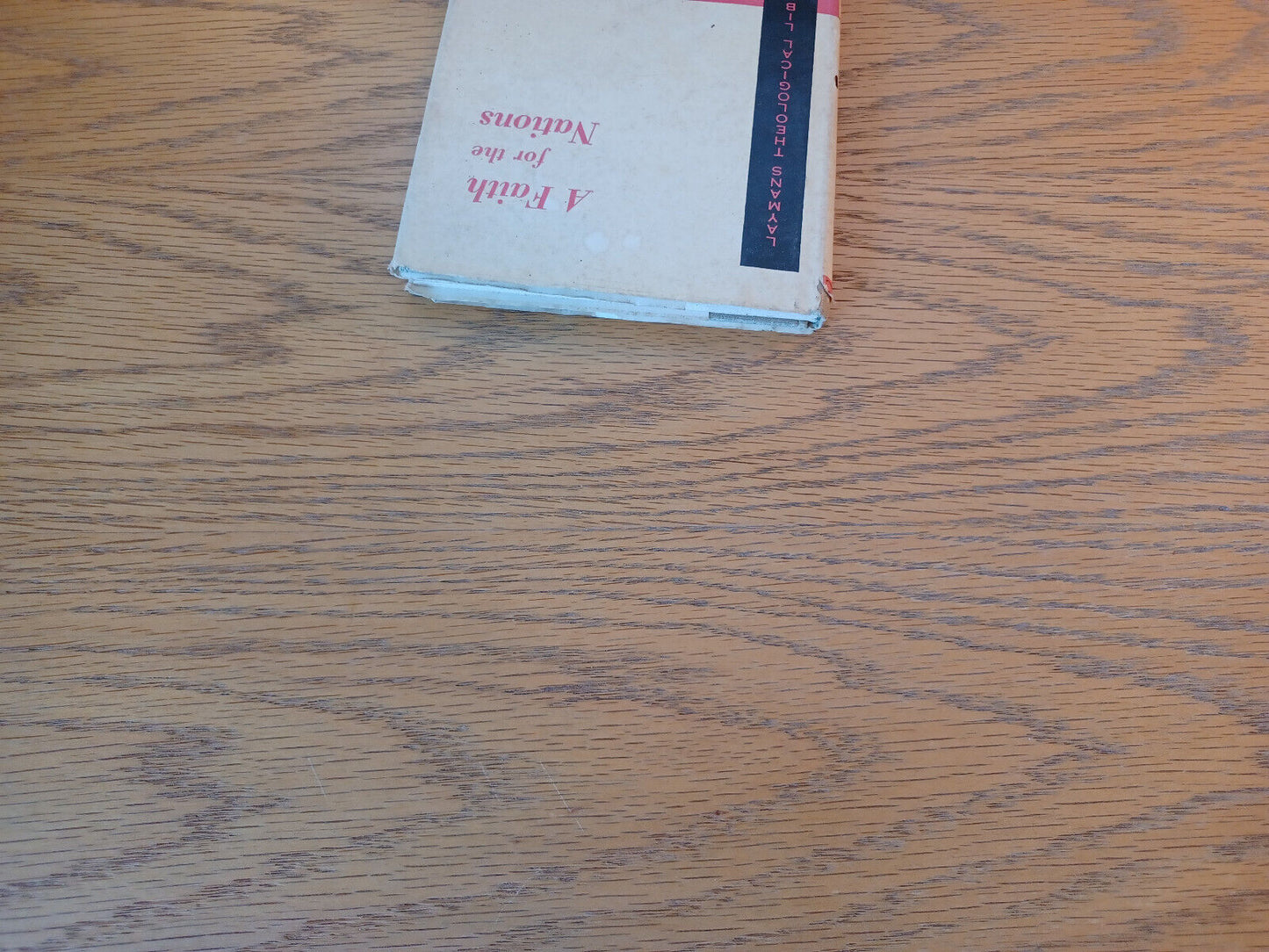 A Faith For The Nations Charles W Forman 1957 Hardcover Dust Jacket Westminster