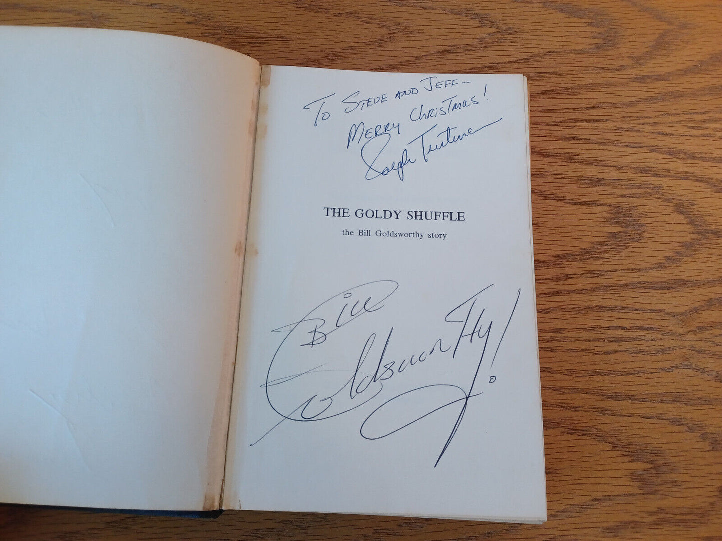 The Goldy Shuffle Richard Rainbolt And Ralph Turtinen 1971 Hardcover Signed T. S