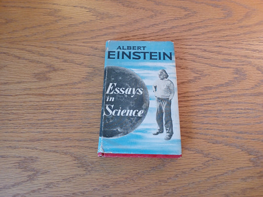 Albert Einstein Essays In Science 1934 Philosophical Library Hardcover Dust Jack