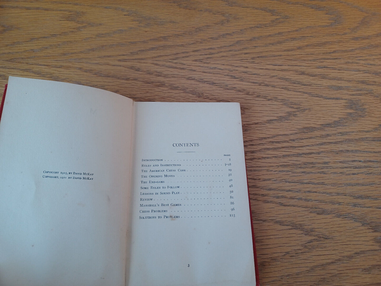 Mitchell's Guide To The Game Of Chess David A Mitchell 1920 Hardcover David Mcka