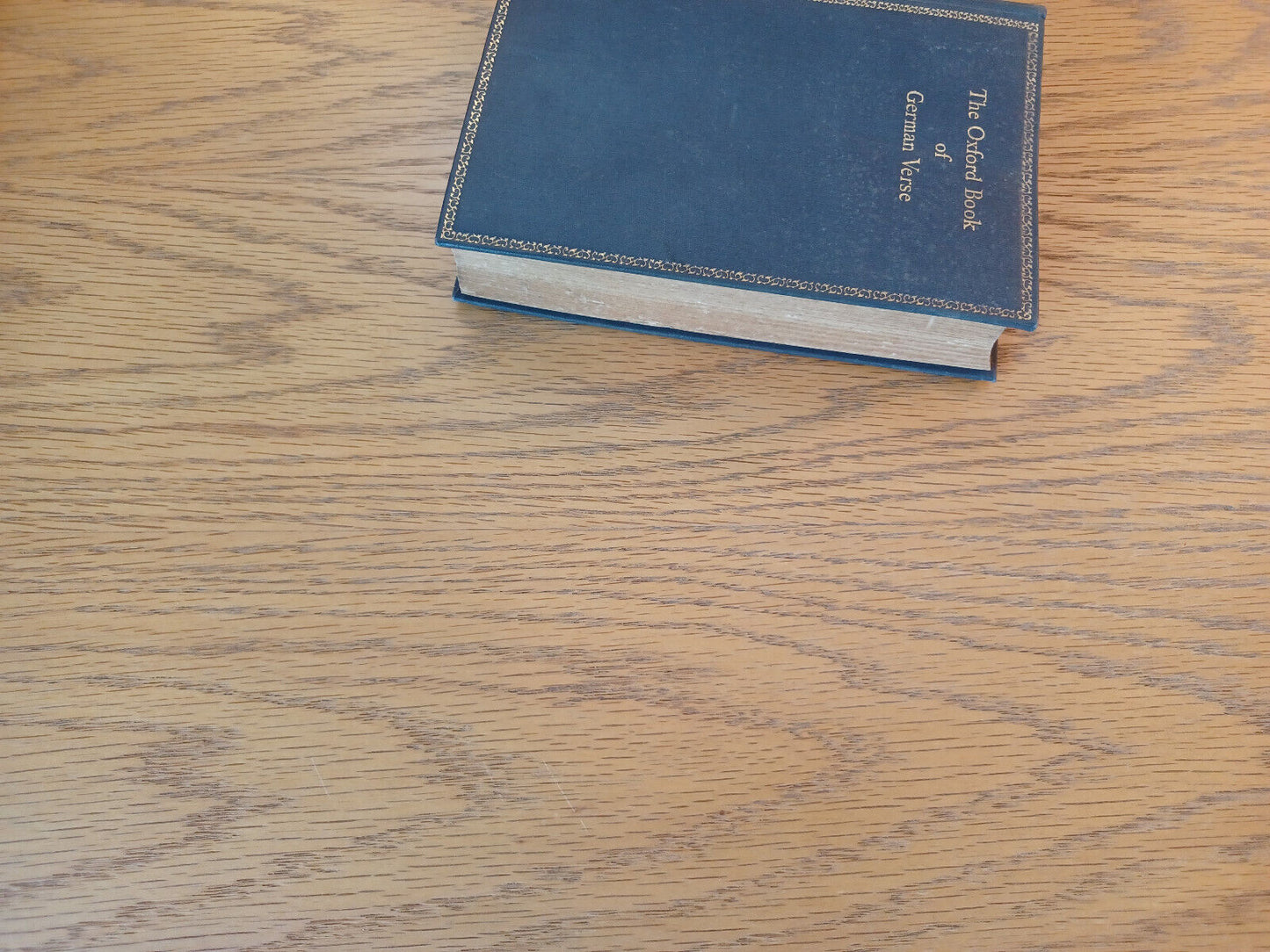Das Oxforder Buch Deutscher Dichtung 1939 Hardcover H G Fiedler