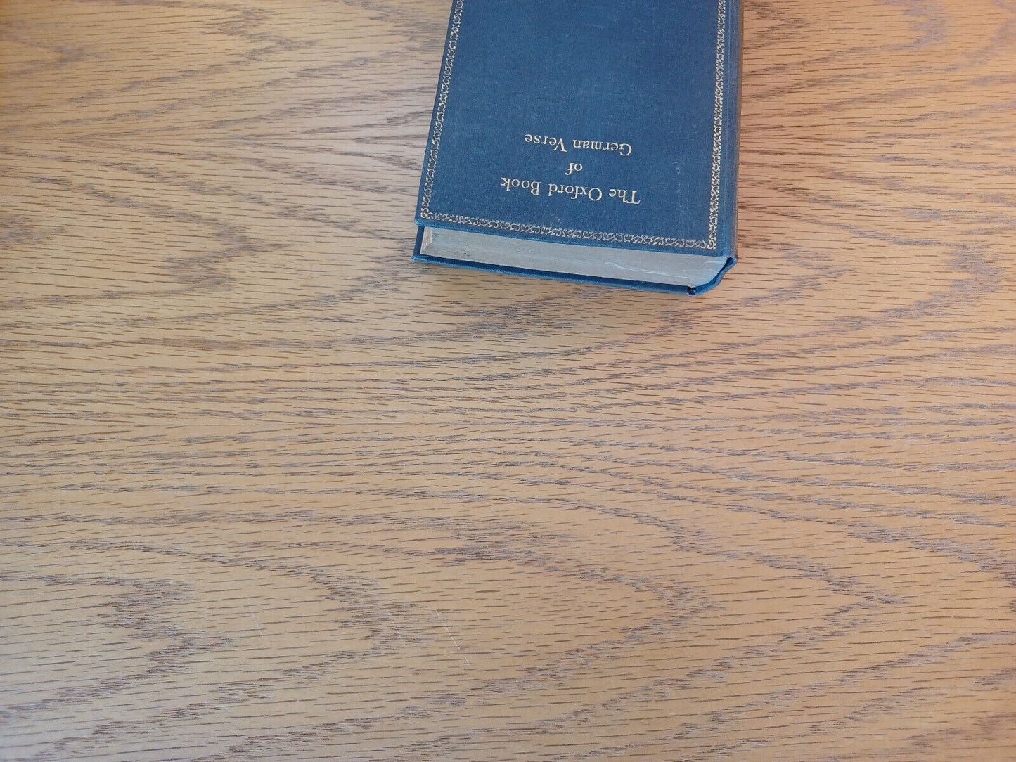 Das Oxforder Buch Deutscher Dichtung 1939 Hardcover H G Fiedler