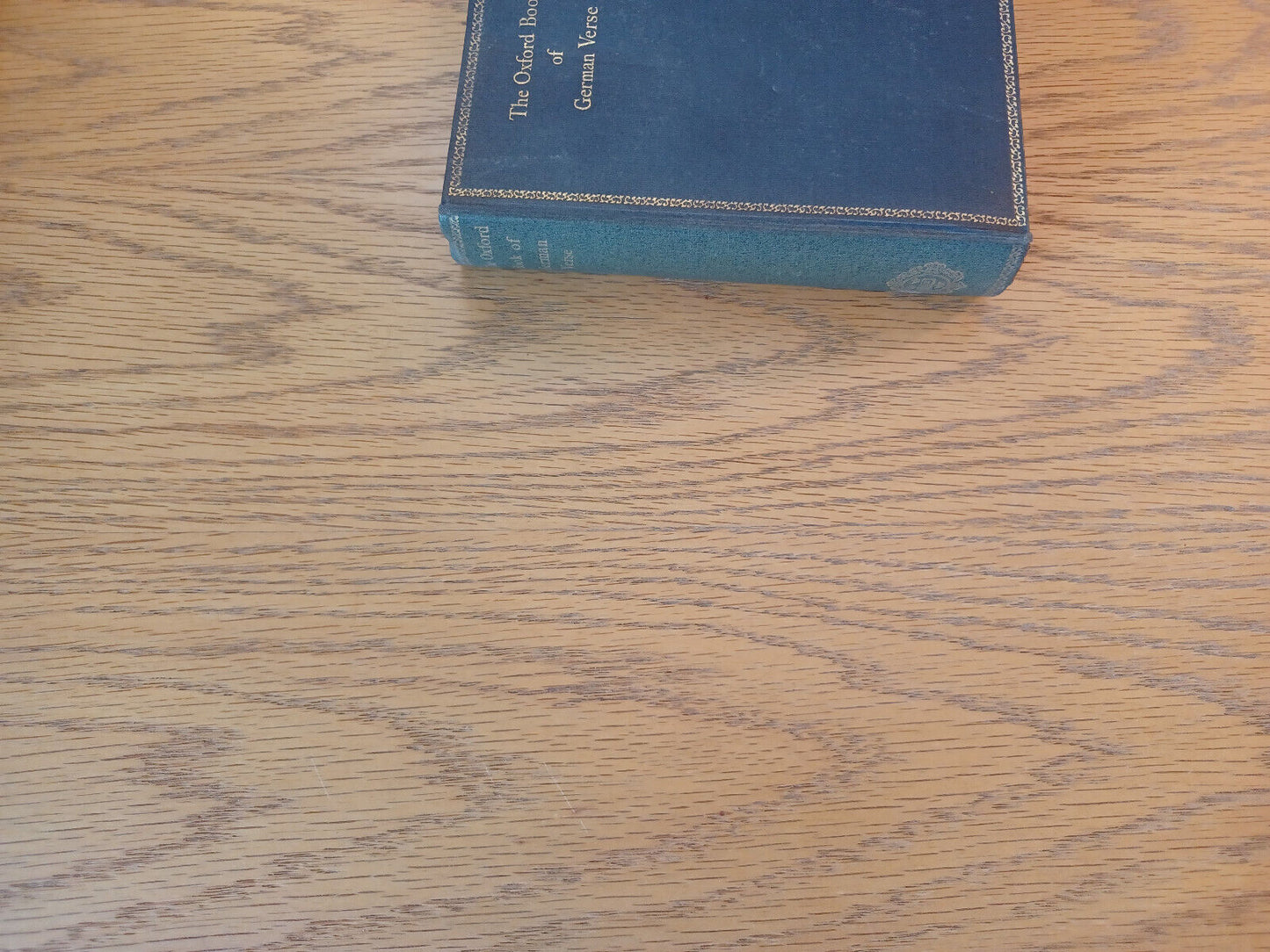 Das Oxforder Buch Deutscher Dichtung 1939 Hardcover H G Fiedler