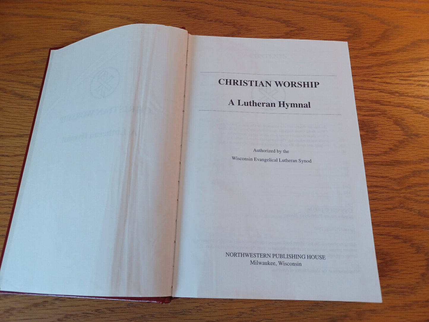 Christian Worship A Lutheran Hymnal 1993 Wisconsin Evangelical Lutheran Synod C