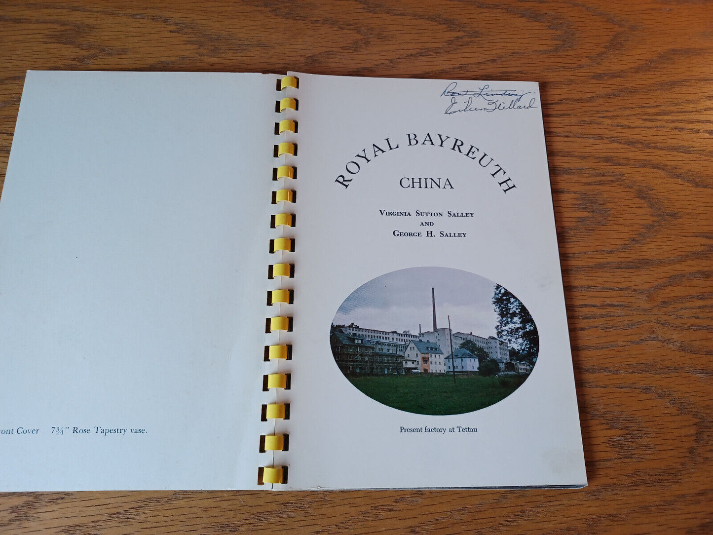 Royal Bayreuth China Virginia Sutton Salley George H Salley 1969