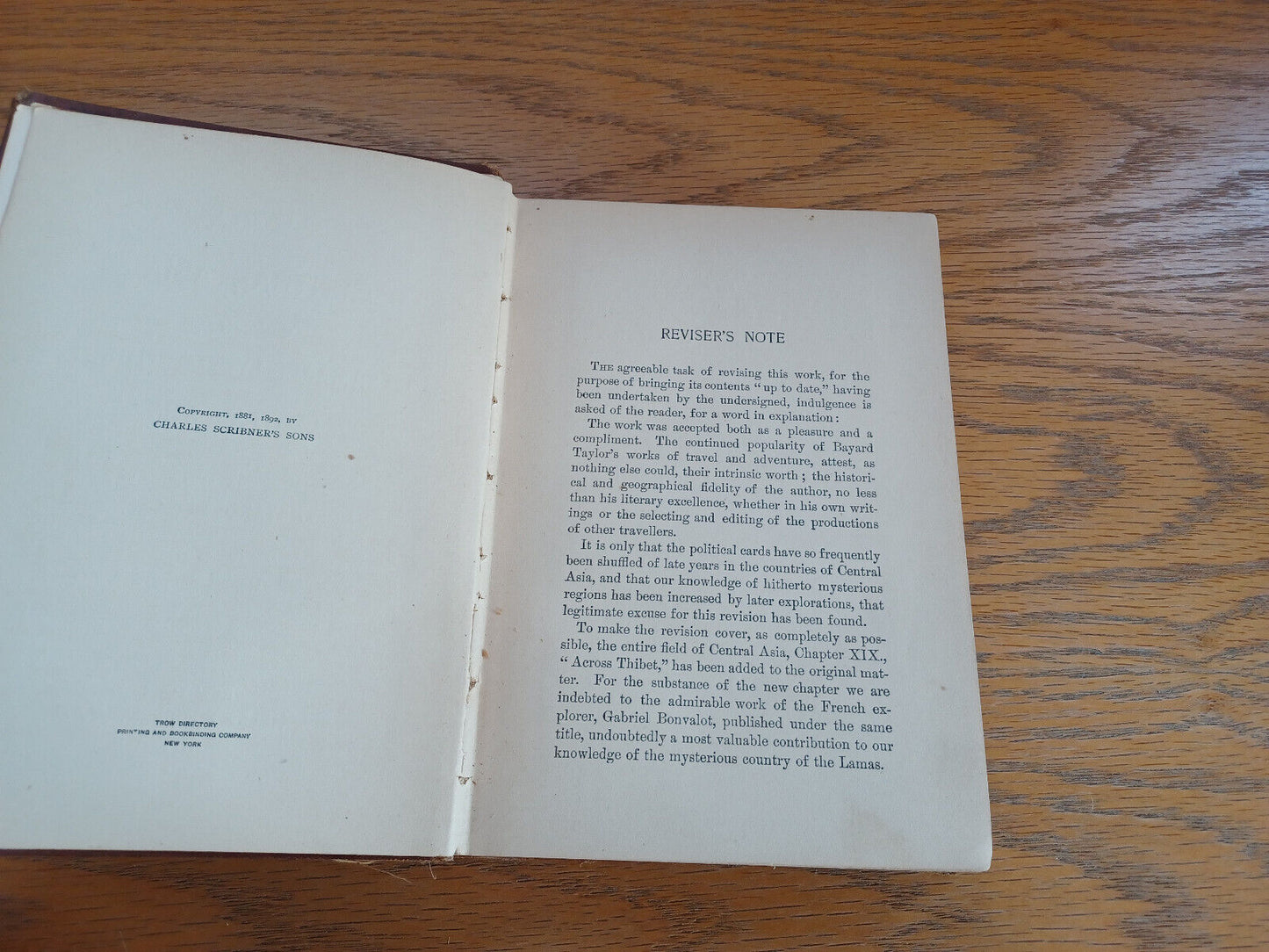Central Asia Bayard Taylor 1892 Travels in Cashmere Little Thibet and Central As