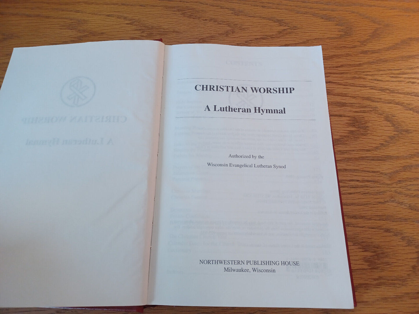 Christian Worship A Lutheran Hymnal 2005 Wisconsin Evangelical Lutheran Synod B