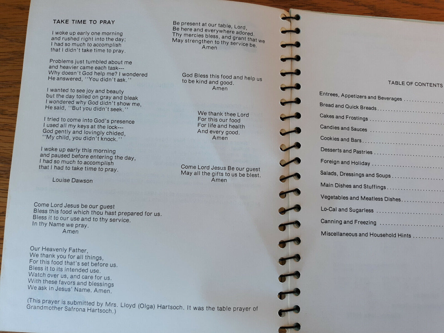 Family Recipes Hartsoch-Dawson Family Reunion Cookbook