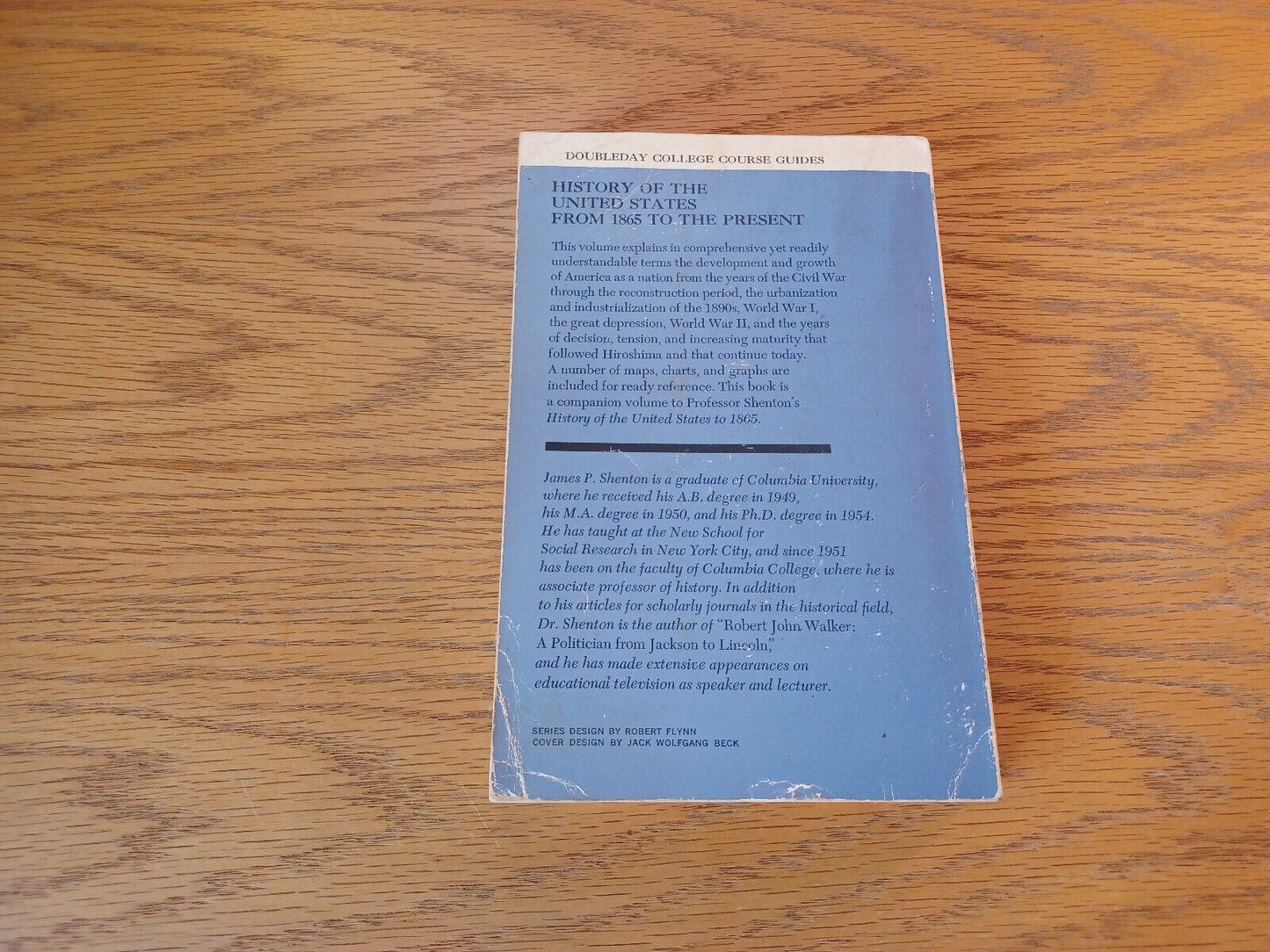 History Of The United States From 1865 To The Present James P Shenton 1964