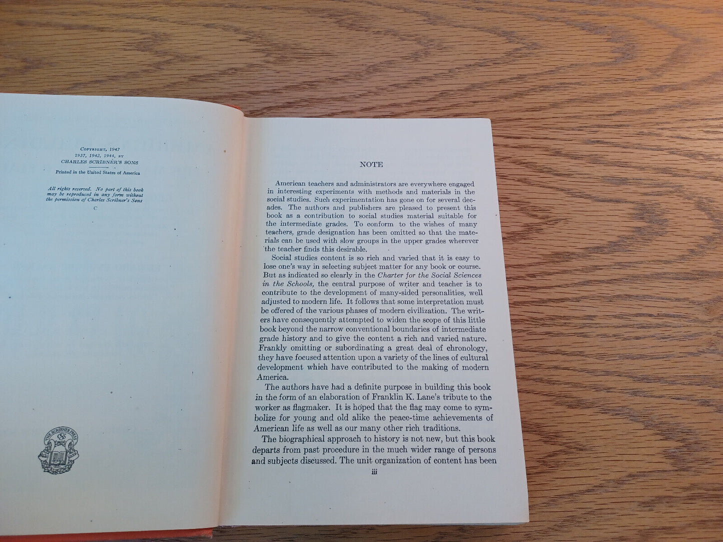 America's Building The Makers Of Our Flag George Earl Freeland 1947 Hardcover