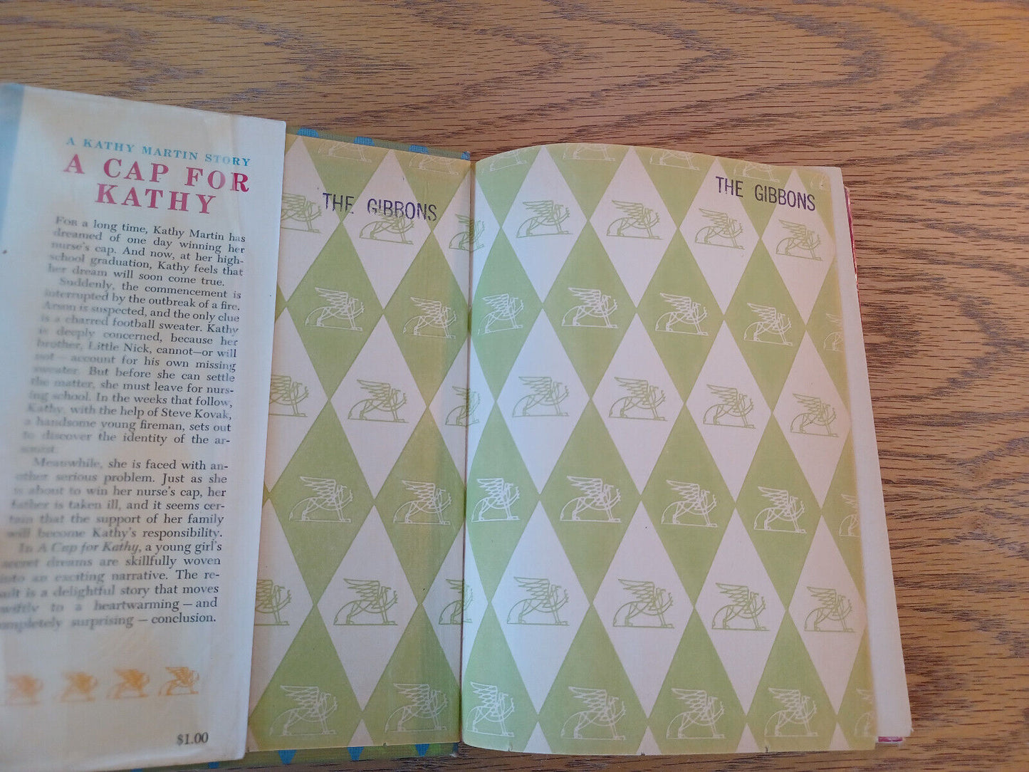 A Cap For Kathy Josephine James 1959 Hardcover Dust Jacket Golden Press