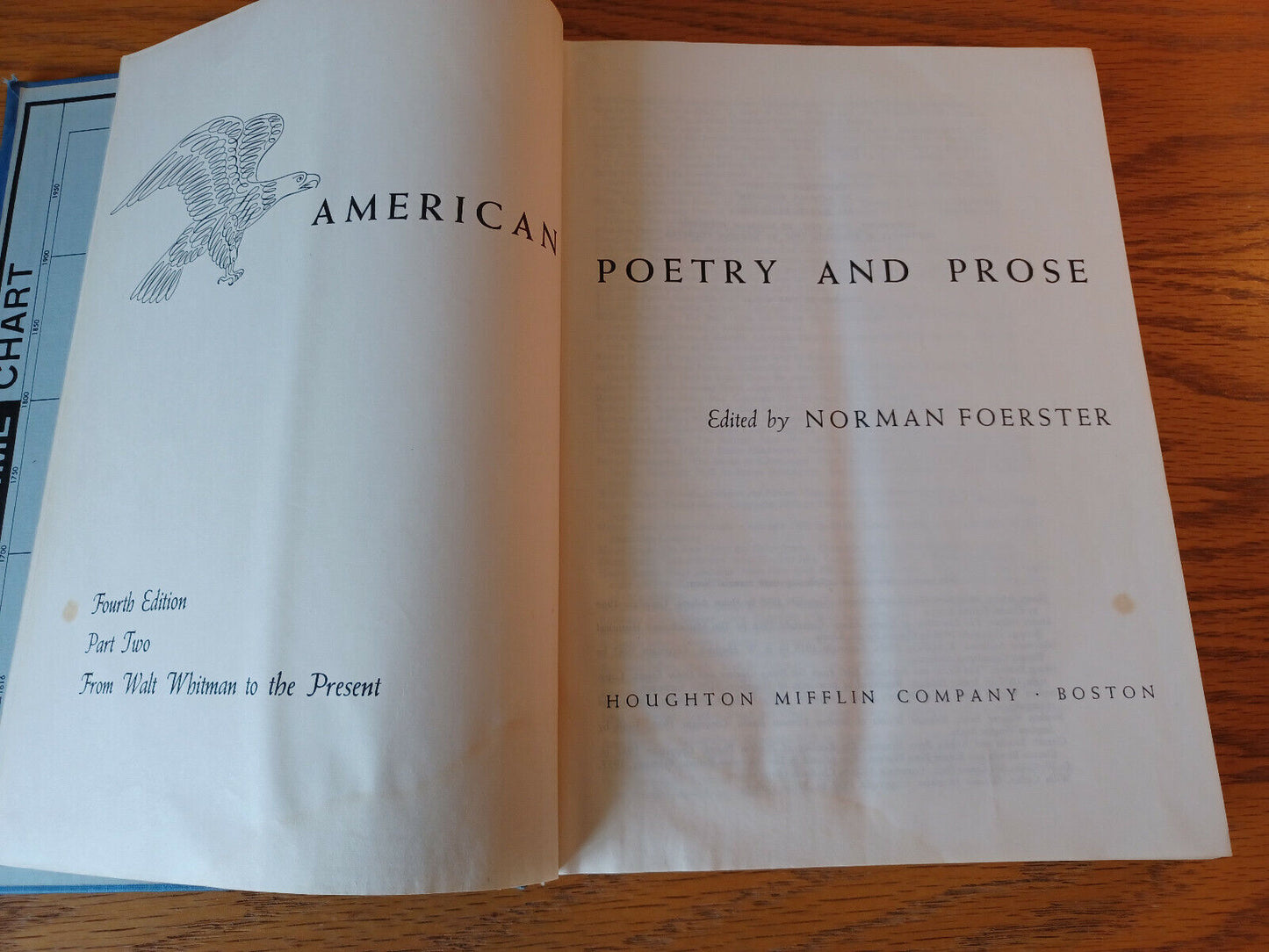 American Poetry And Prose Fourth Edition Part Two 1957 Norman Foerster Hardcover