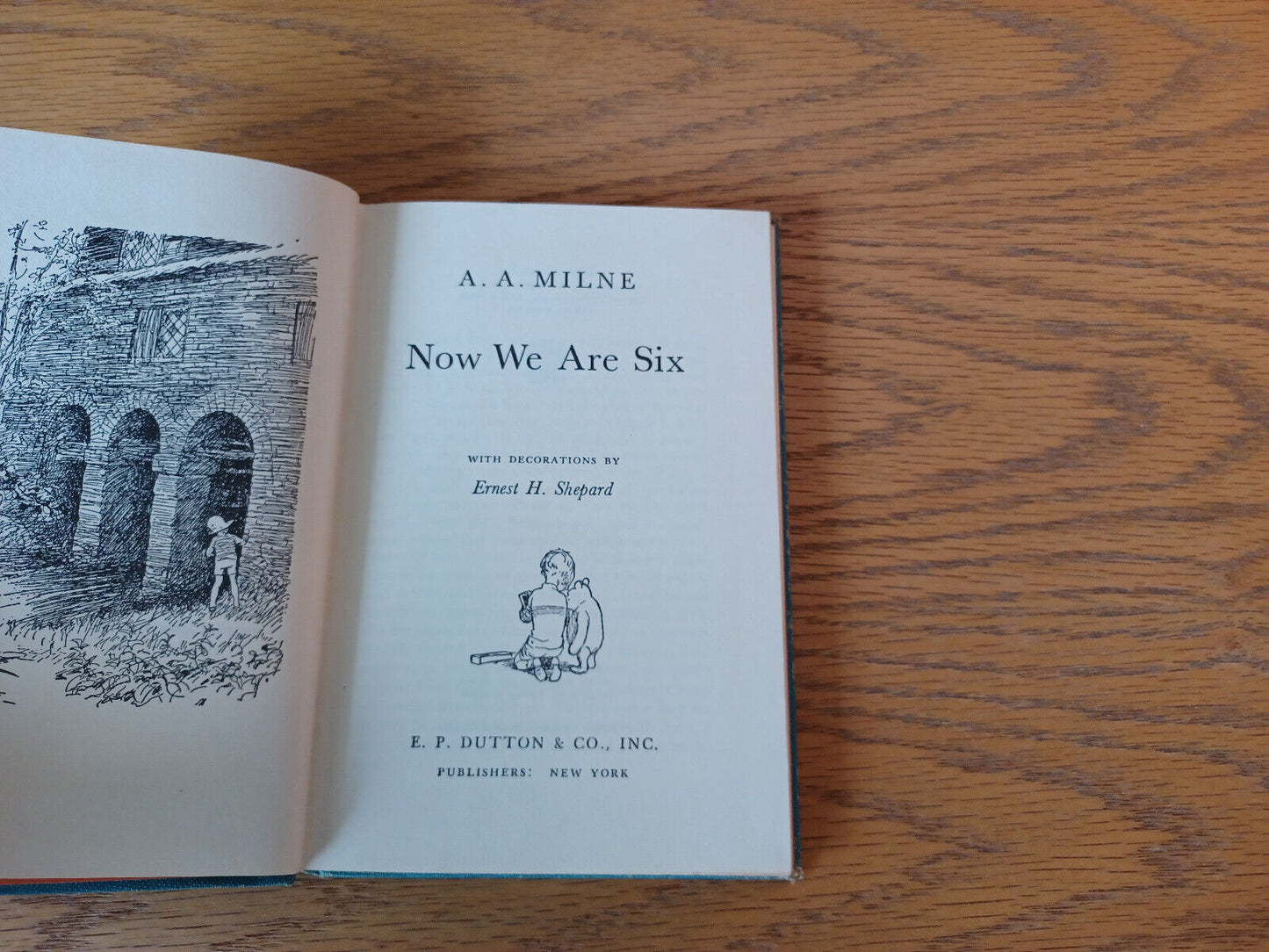 Now We Are Six A A Milne 1961 Hardcover E. P. Dutton