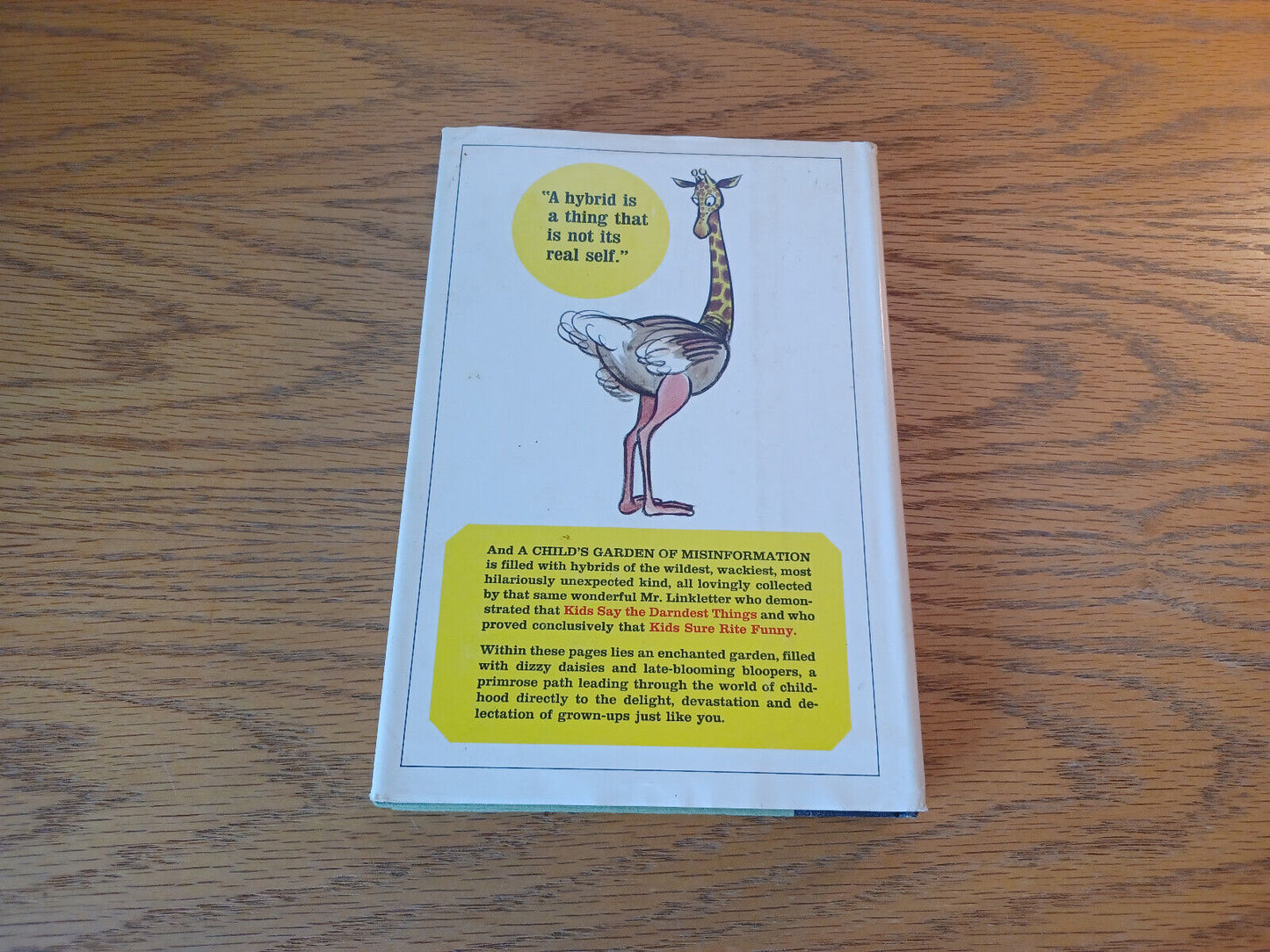 A Child's Garden Of Misinformation Art Linkletter 1965 Bernard Geis Associates H