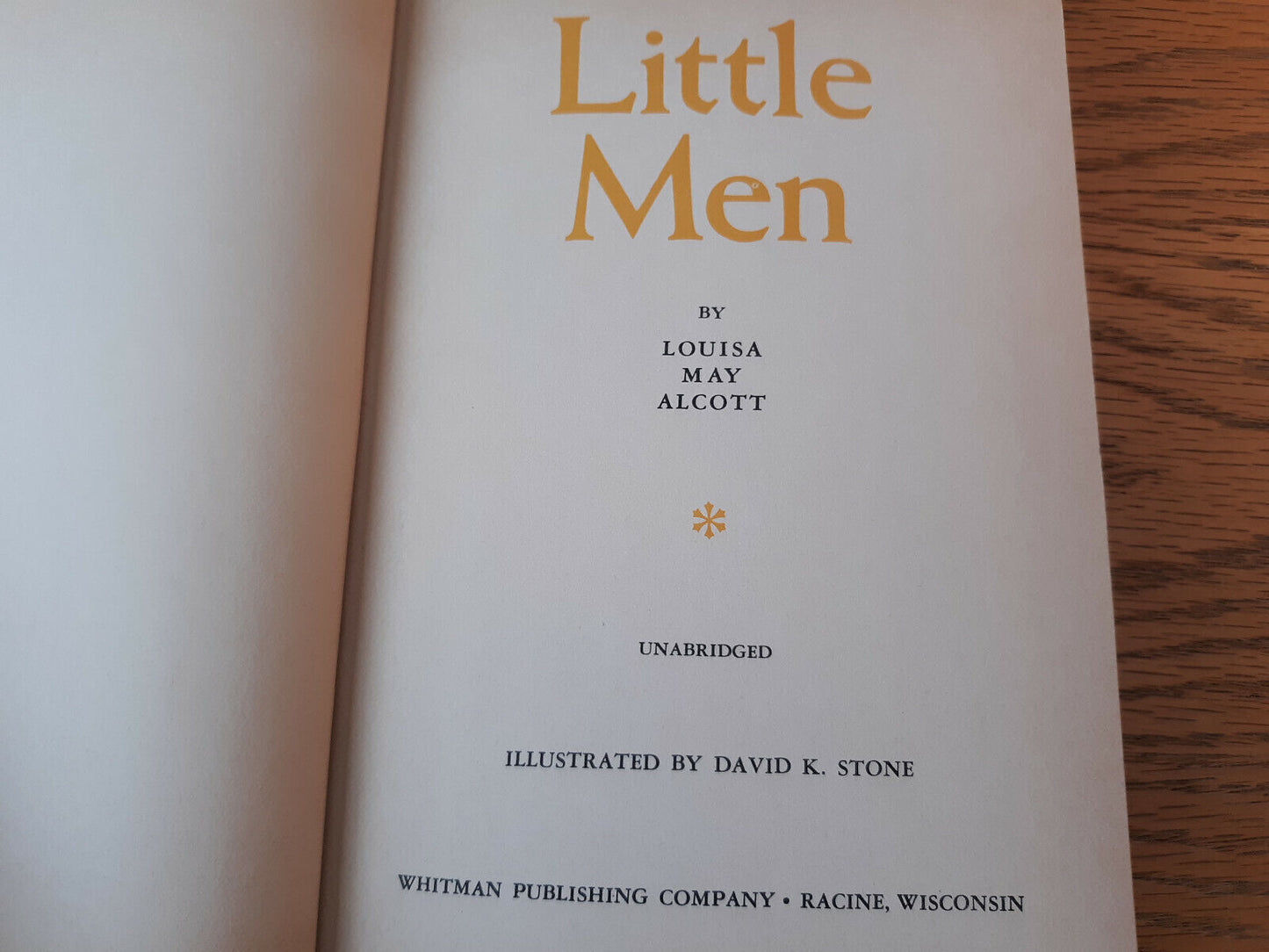 Little Men Louisa May Alcott Whitman 1965 Hardcover