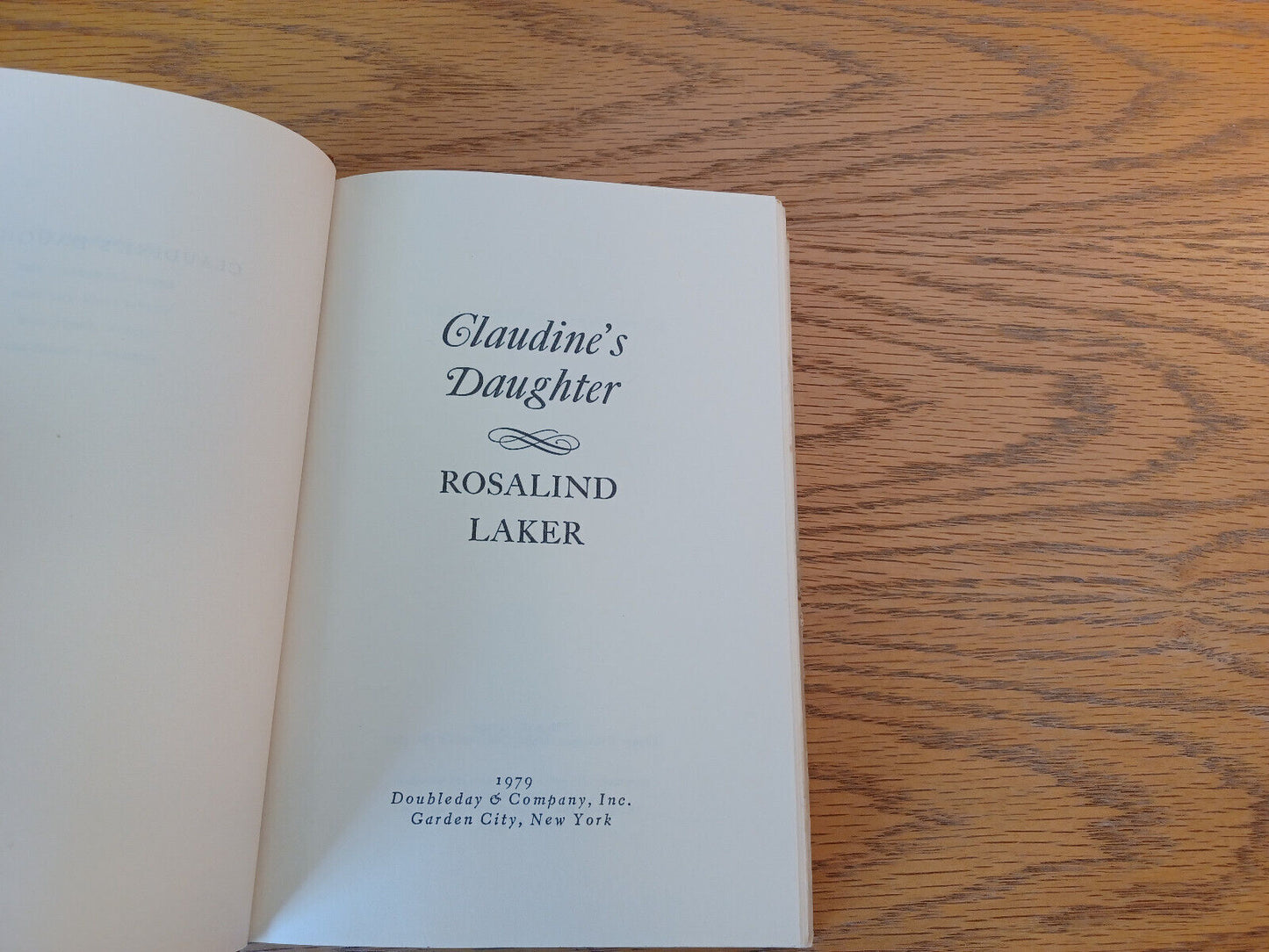 Claudine's Daughter Rosalind Laker 1979 1st Ed Hardcover Dust Jacket Doubleday