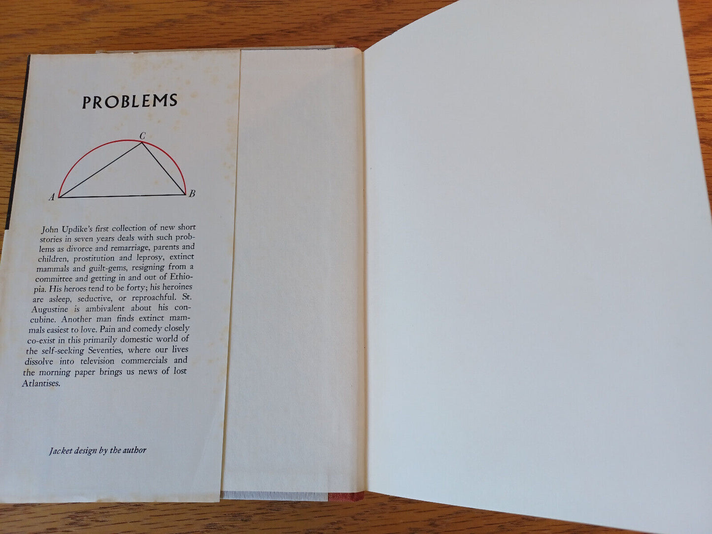 Problems And Other Stories John Updike 1979 Hardcover Dust Jacket Alfred A Knopf