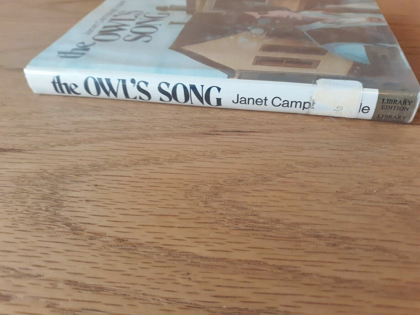 The Owl's Song Janet Campbell Hale 1974 Hardcover Dust Jacket